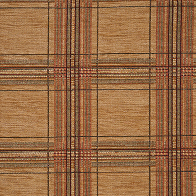 GRADE B FABRIC - BASLOW CHECK GOLD