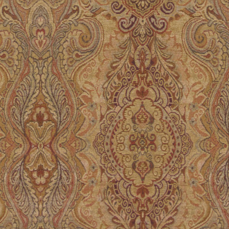 GRADE B FABRIC - BASLOW MEDALLION GOLD