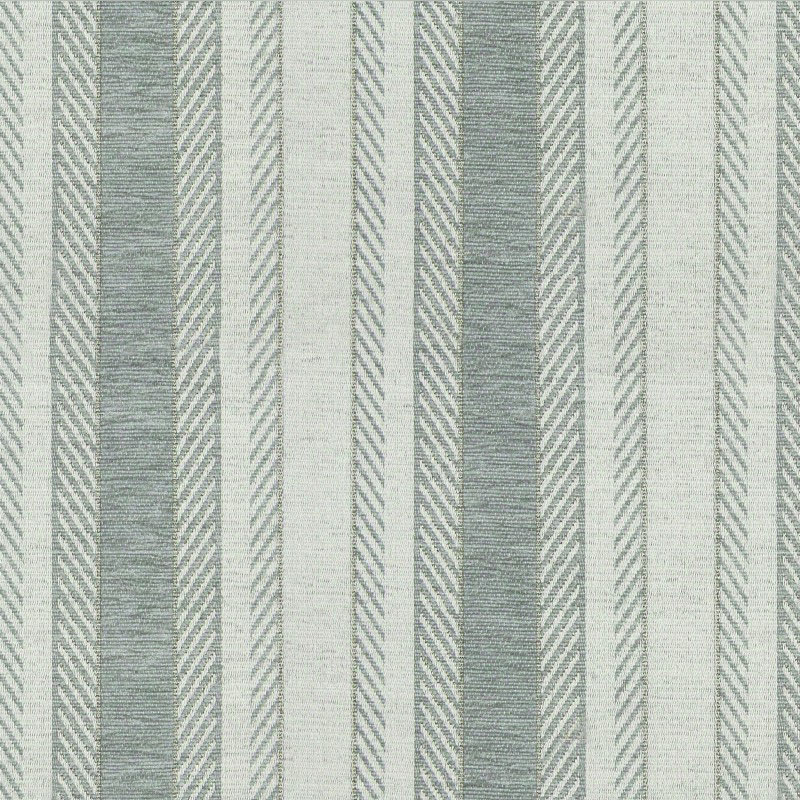 GRADE B FABRIC - PARIS NARROW STRIPE DUCK-EGG