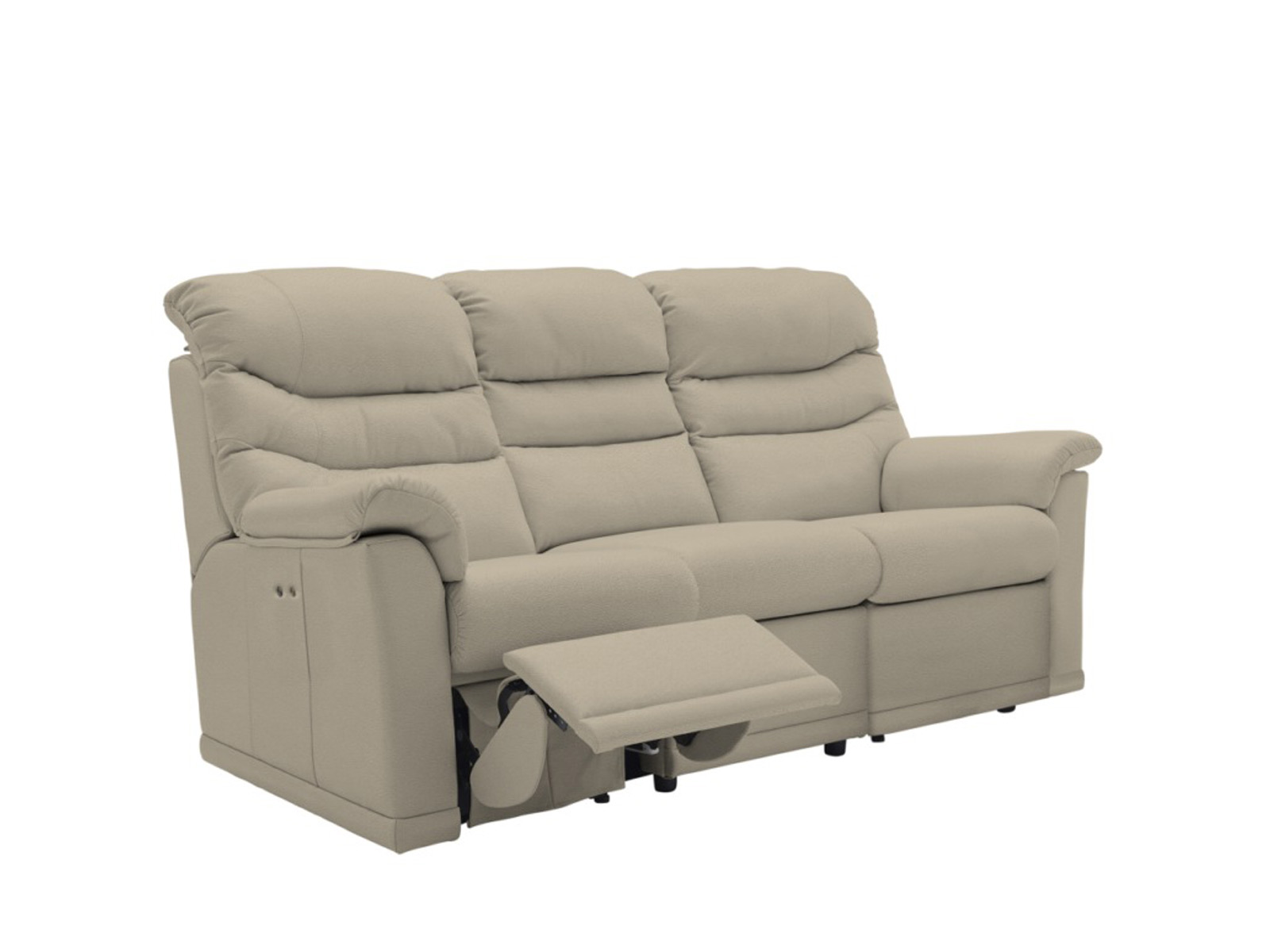 3 Seater Power Recliner Lhf Sofa - 3 Cushions