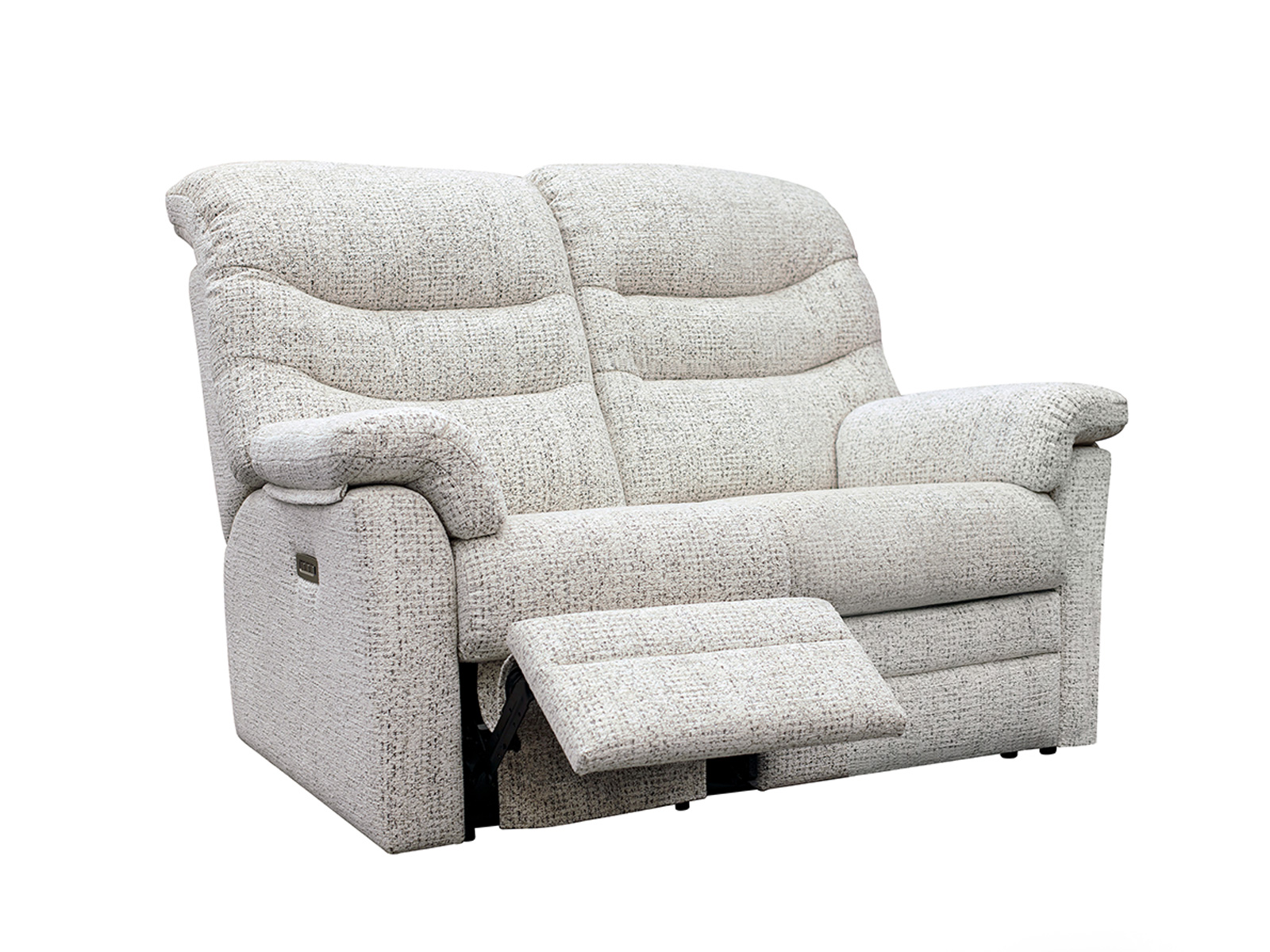 2 Seater Lhf Power Recliner Sofa With Headrest And Lumbar