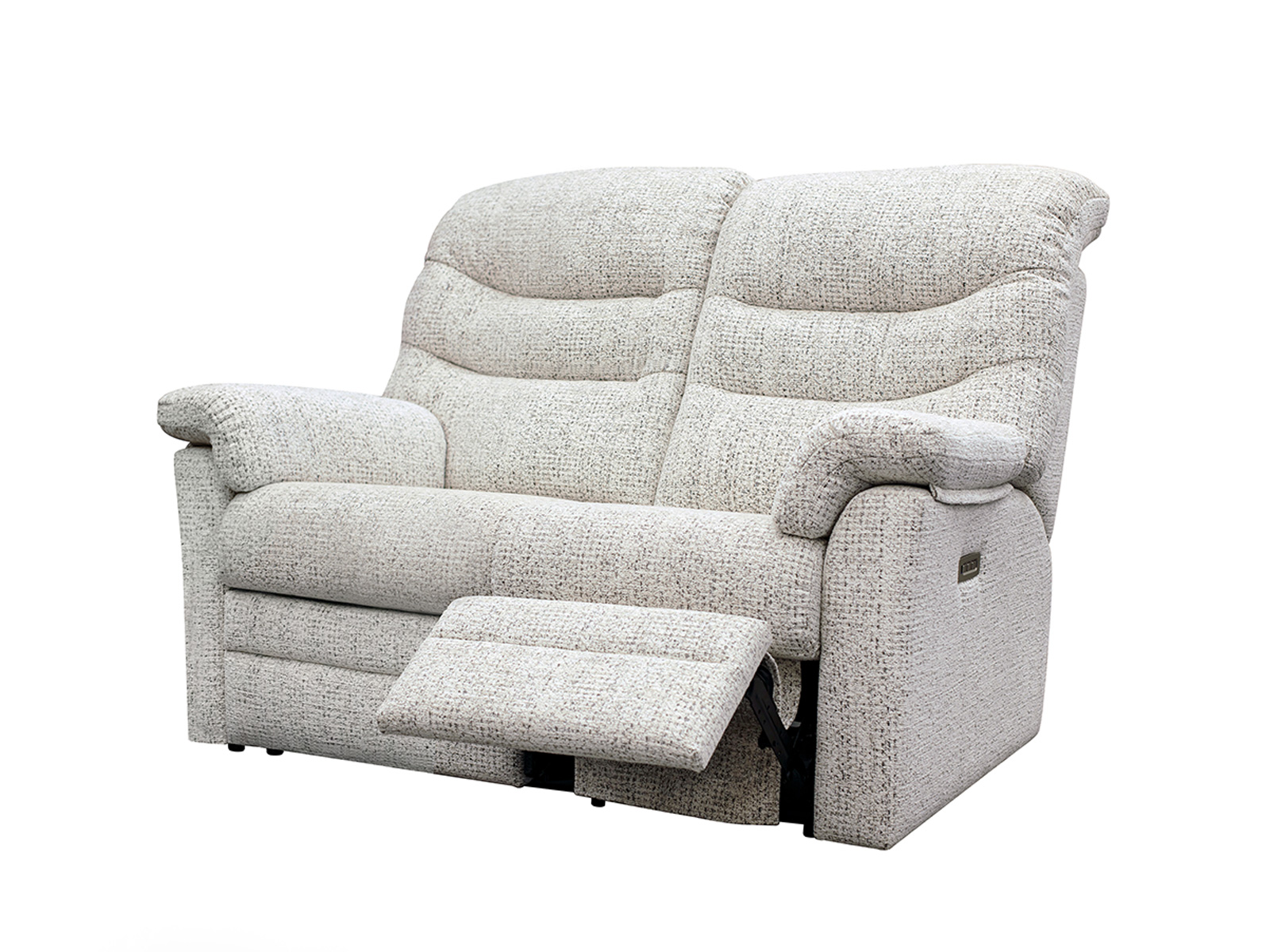 2 Seater Rhf Power Recliner Sofa With Headrest And Lumbar