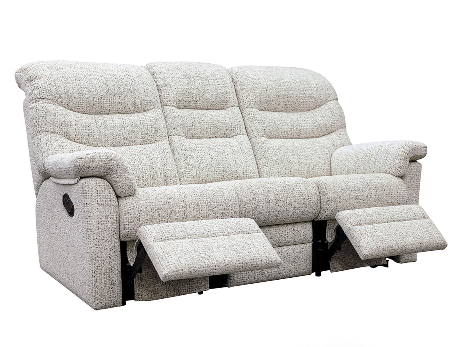 3 Seater Double Manual Recliner Sofa