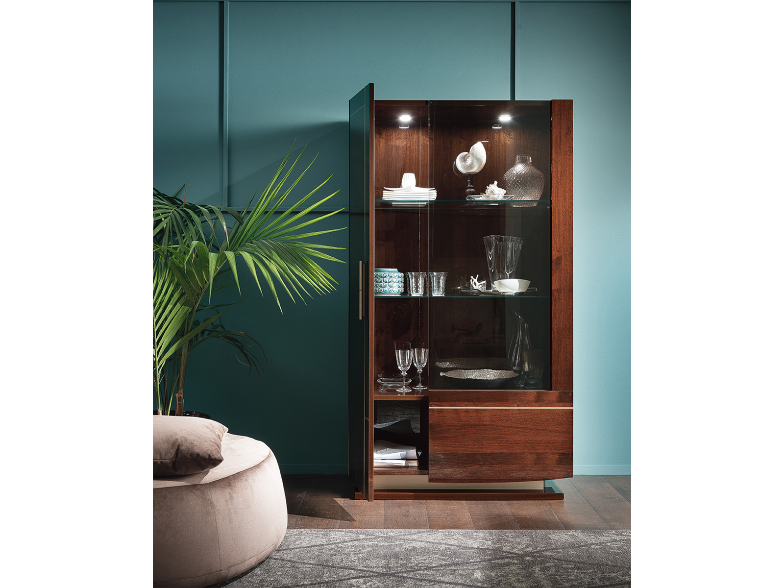 2 Door Curio Cabinet