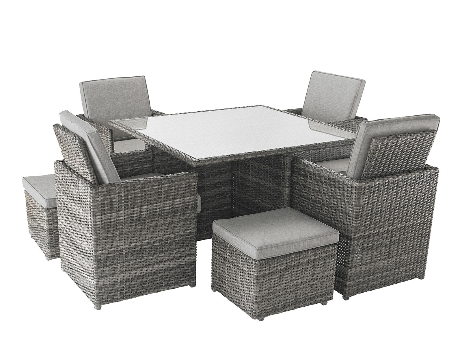 Cube Table & 8 Seat Set