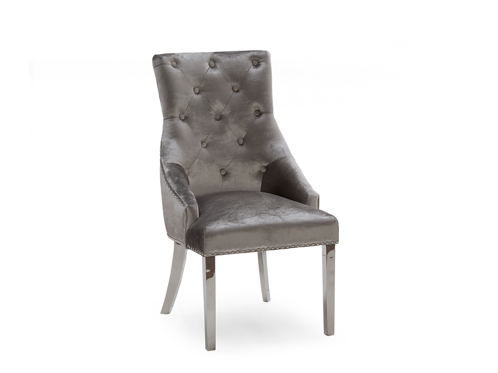 Knockerback Dining Chair - Pewter