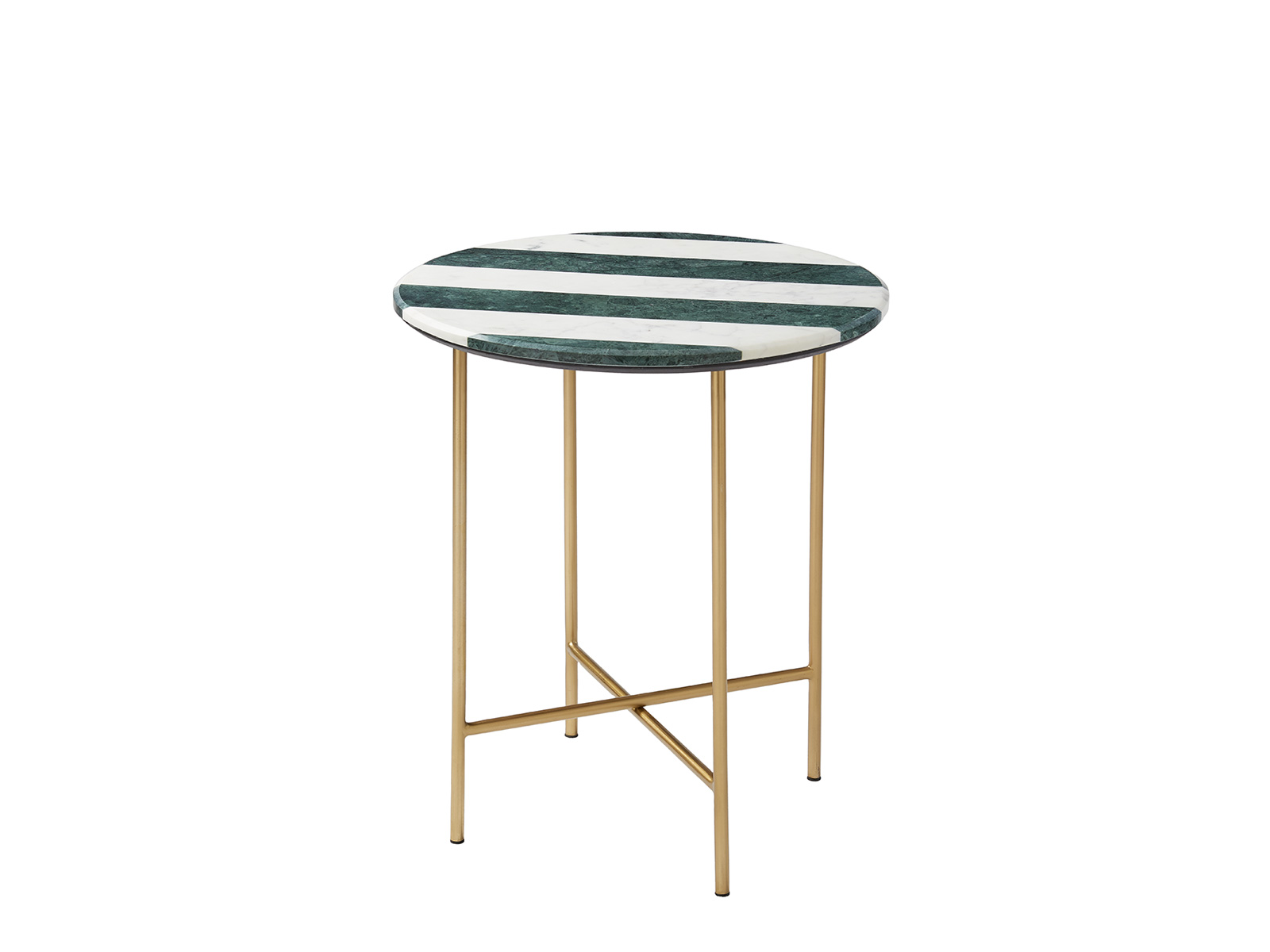 Side Table - Green/white