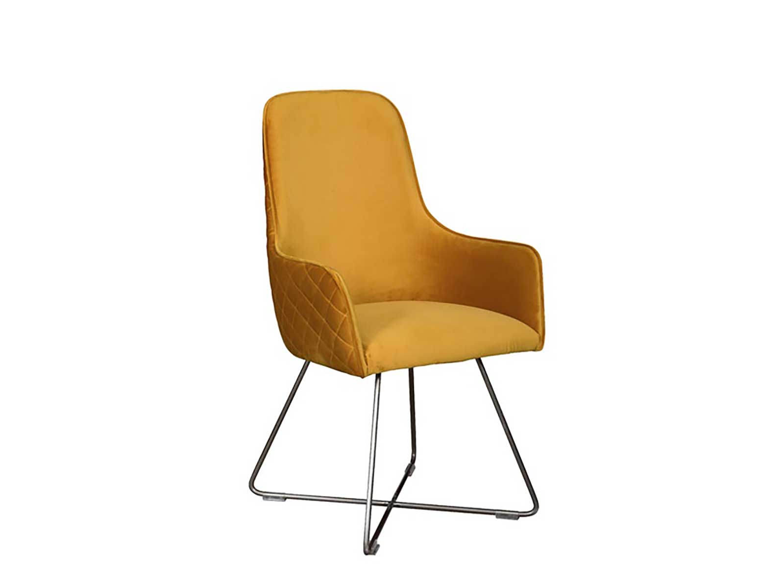 Utah Chair Plush Mustard