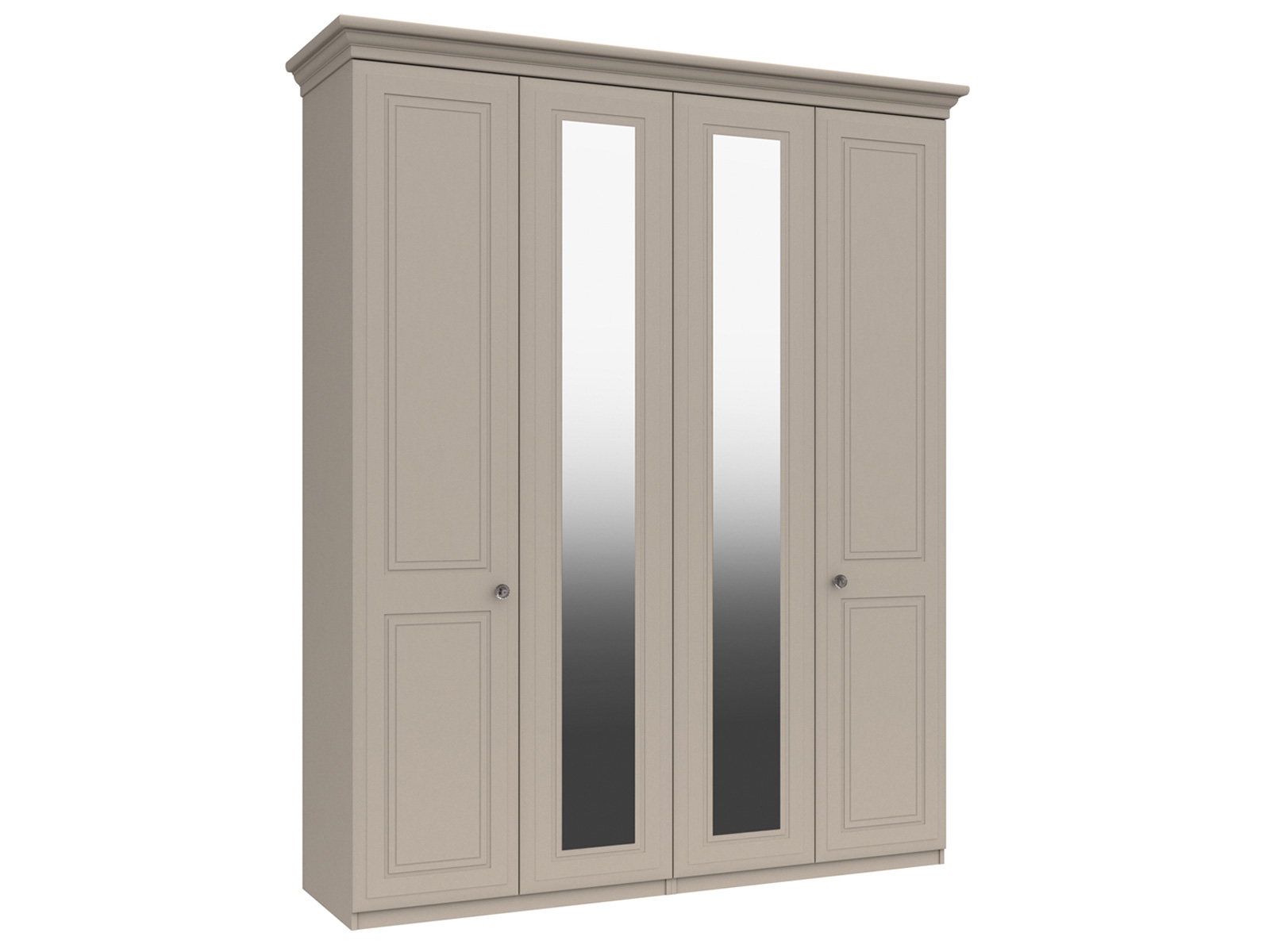 Tall 4 Door Wardrobe With Mirrors