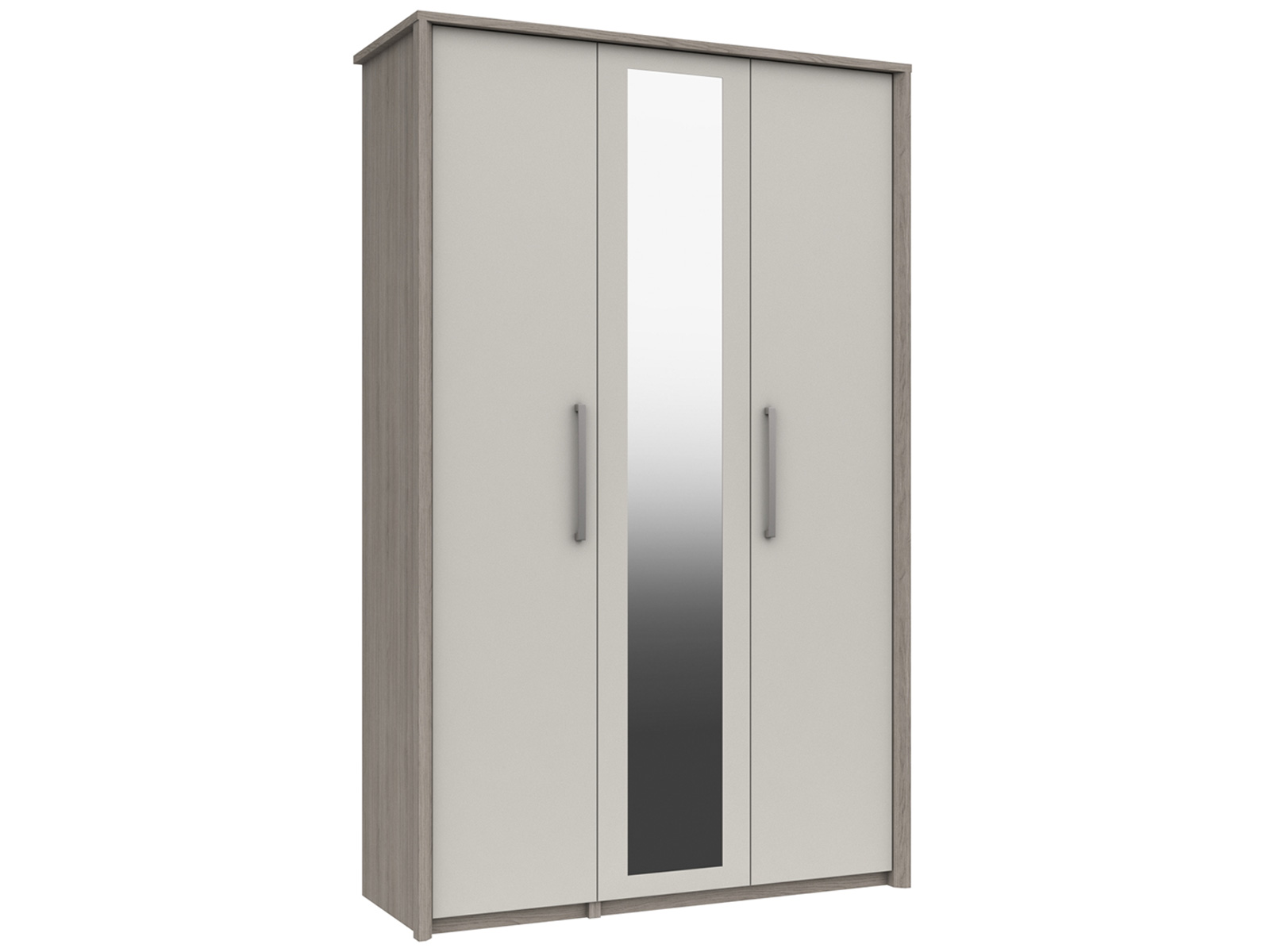 Tall 3 Door Wardrobe With Mirror