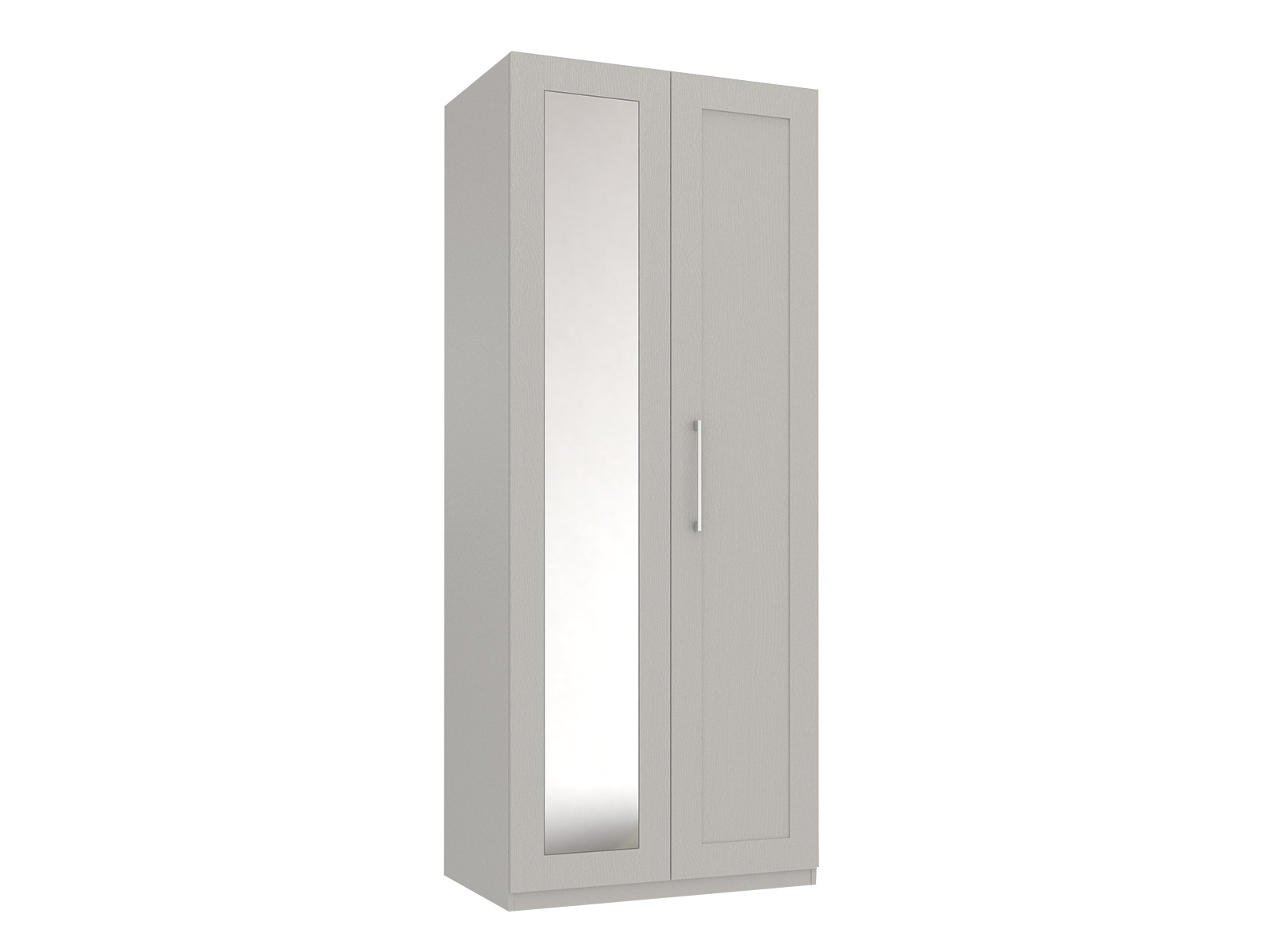 2 Door Wardrobe With Mirror