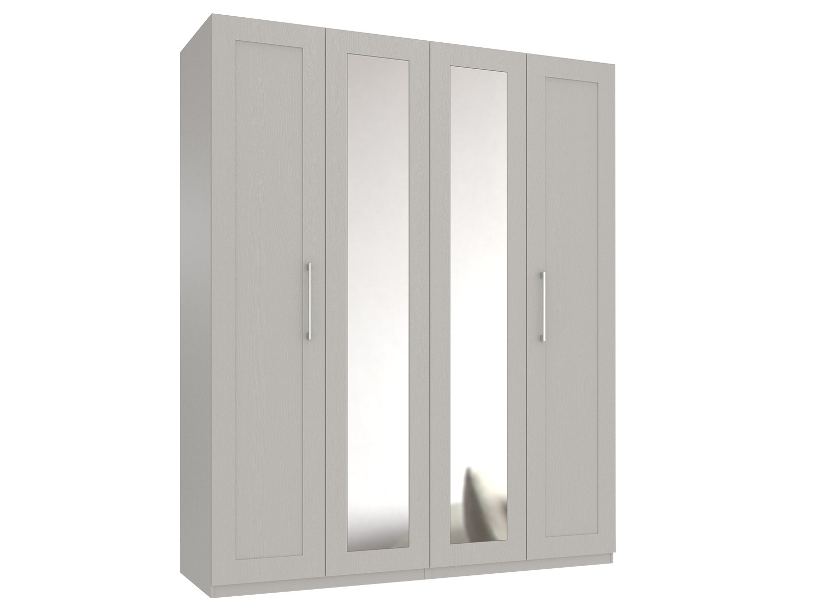 4 Door Wardrobe With Mirror