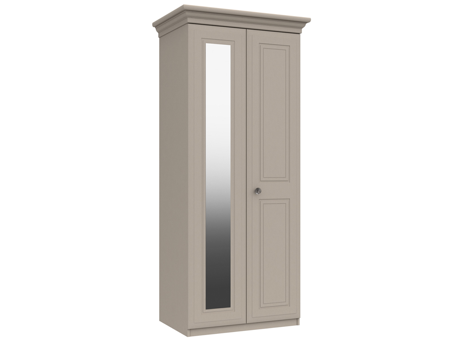 2 Door Wardrobe With Mirror