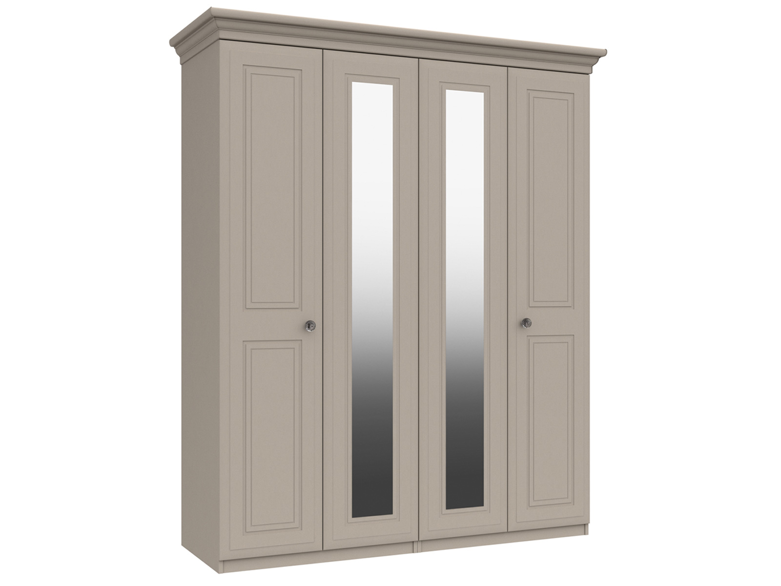 4 Door Wardrobe With Mirrors