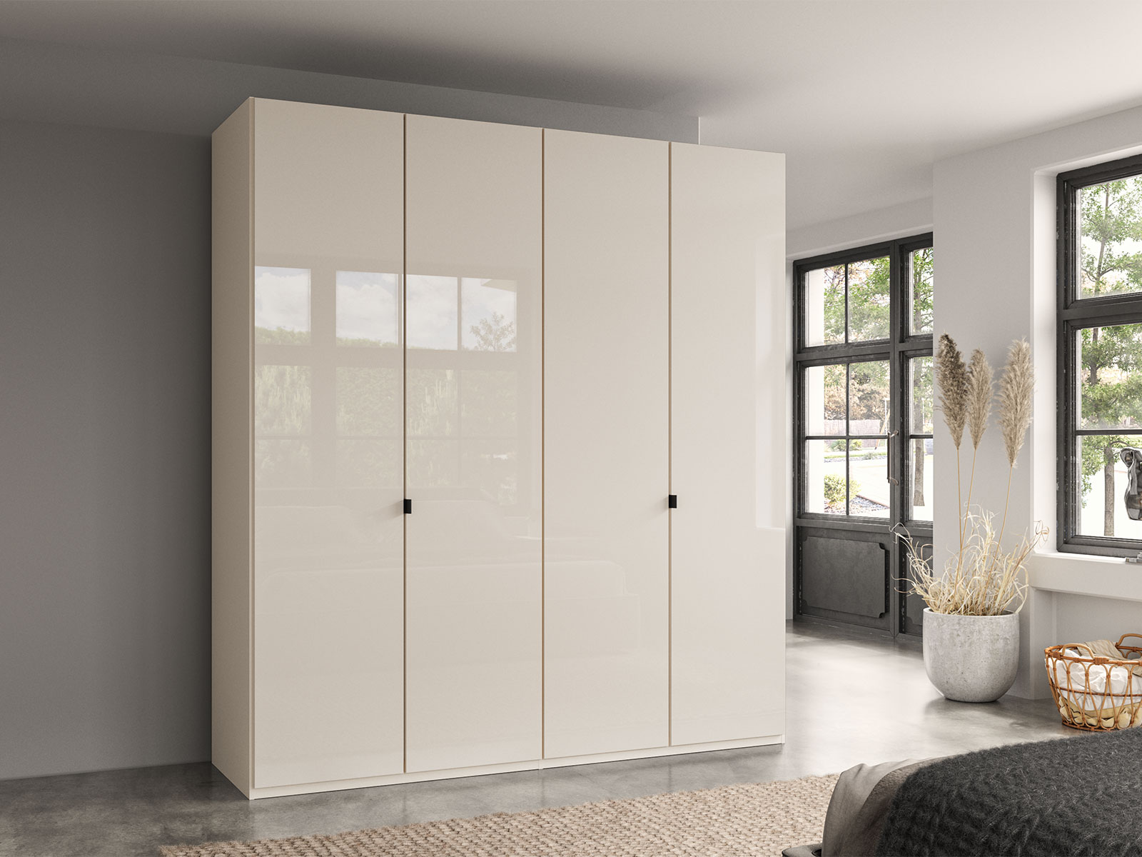 4 Door Hinged Wardrobe