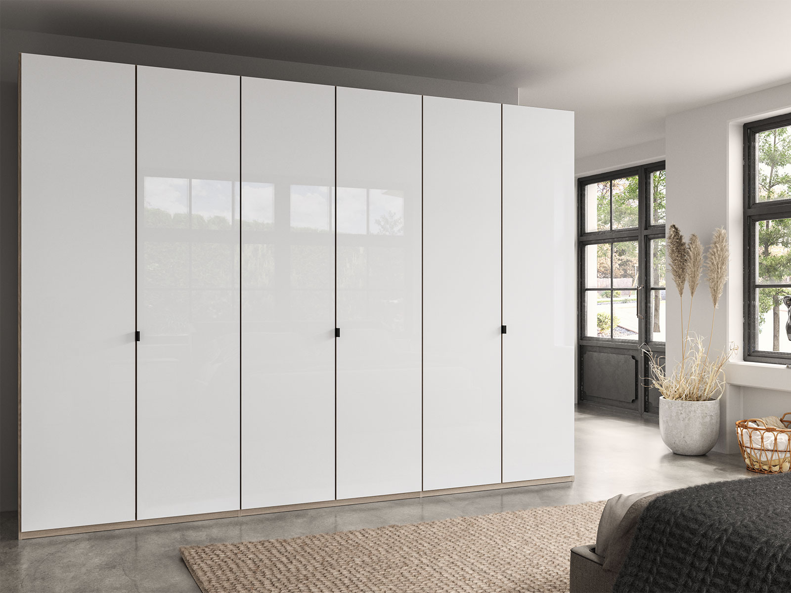 6 Door Hinged Wardrobe