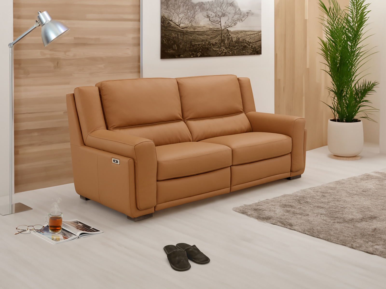 Large Power Recliner Sofa