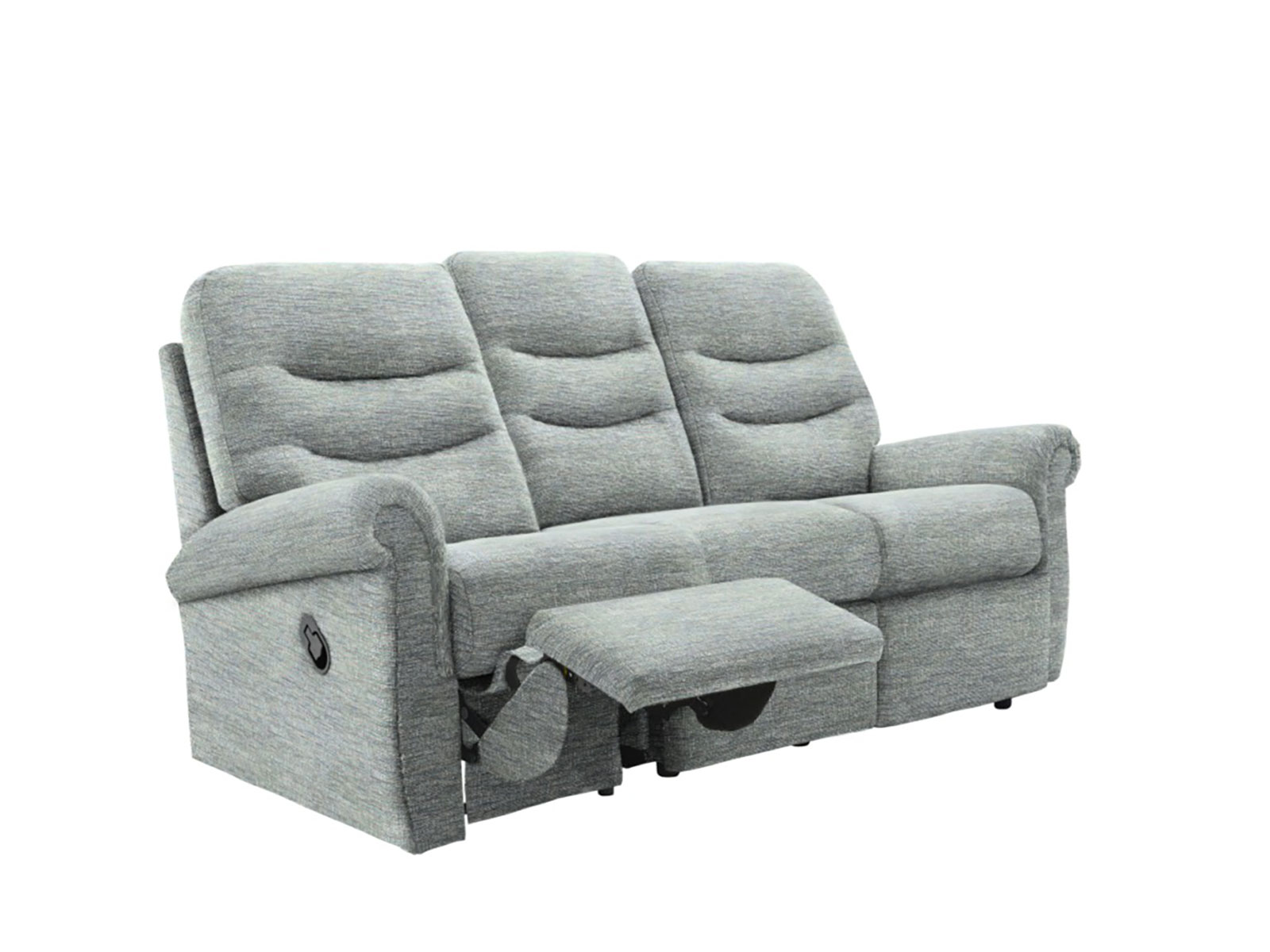 3 Seater Manual Lhf Recliner Sofa