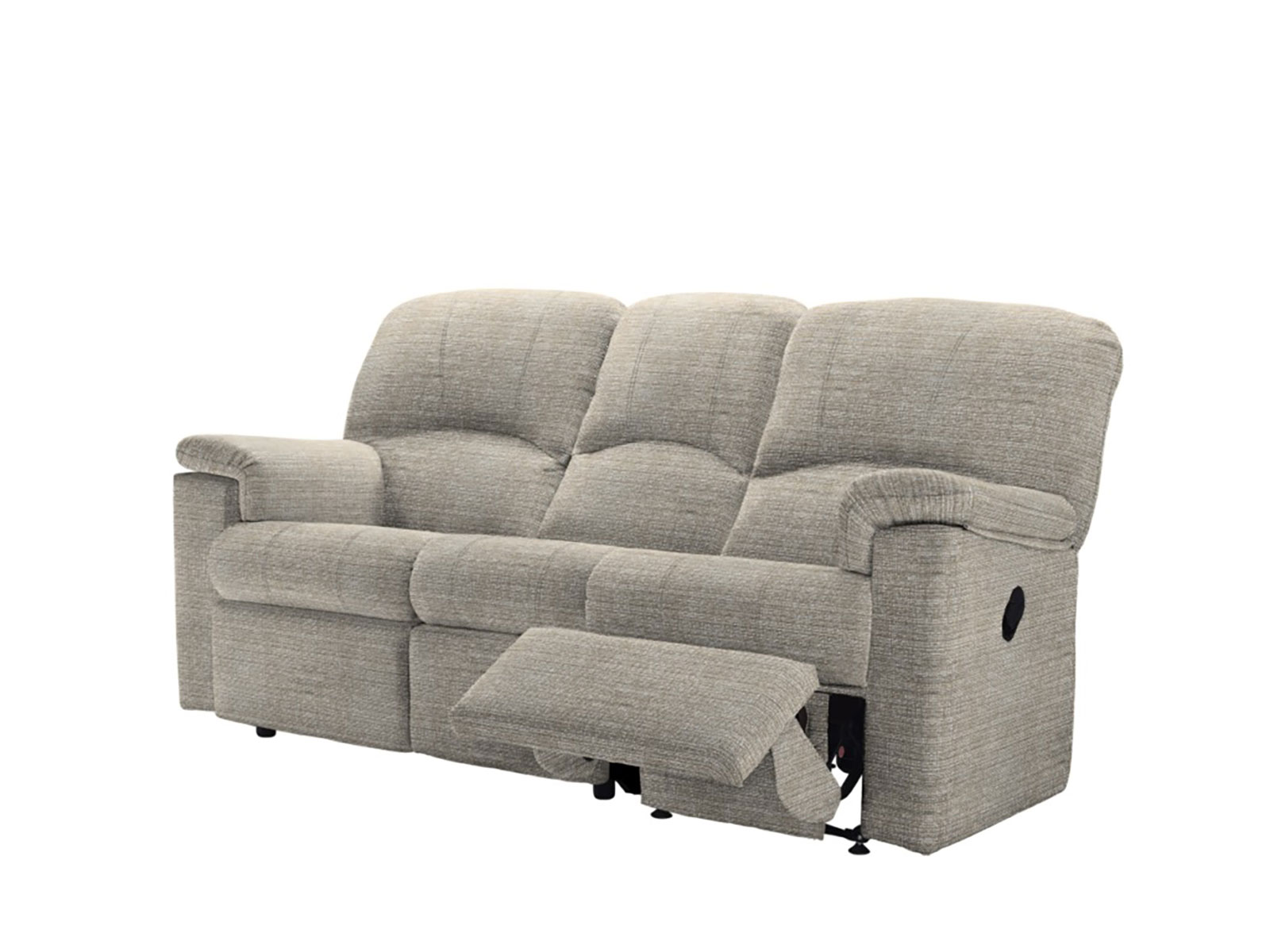 3 Seater Manual Recliner Sofa Rhf