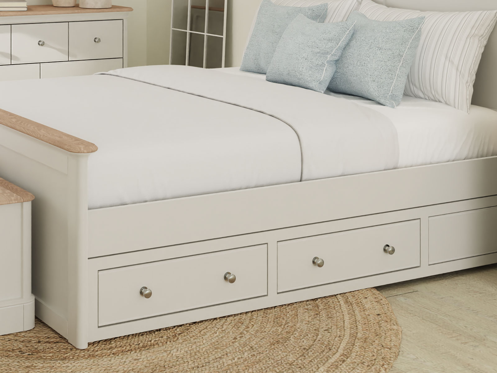 2 Drawer Under Bed Chest For King And Super King Bed Frame