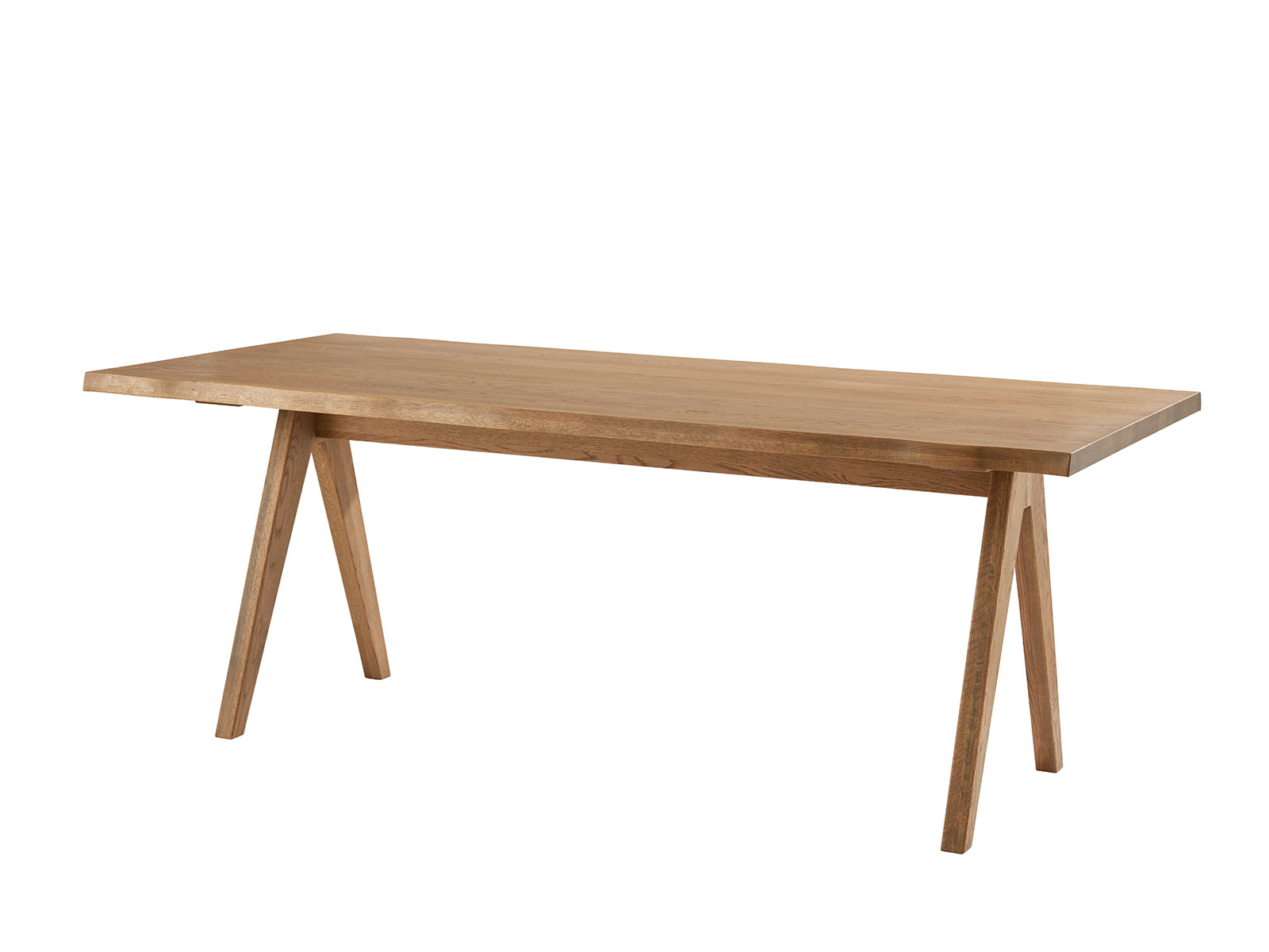 200cm Dining Table with A Shape Wooden Leg