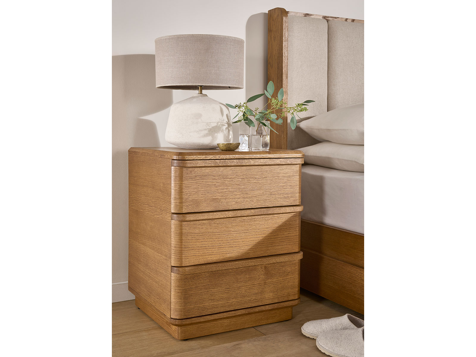 3 Drawer Bedside