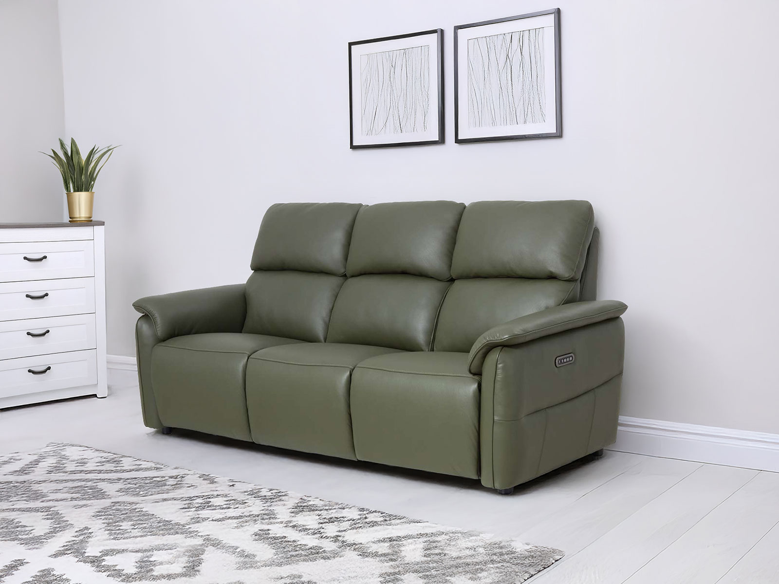 3 Seater Power Recliner Sofa