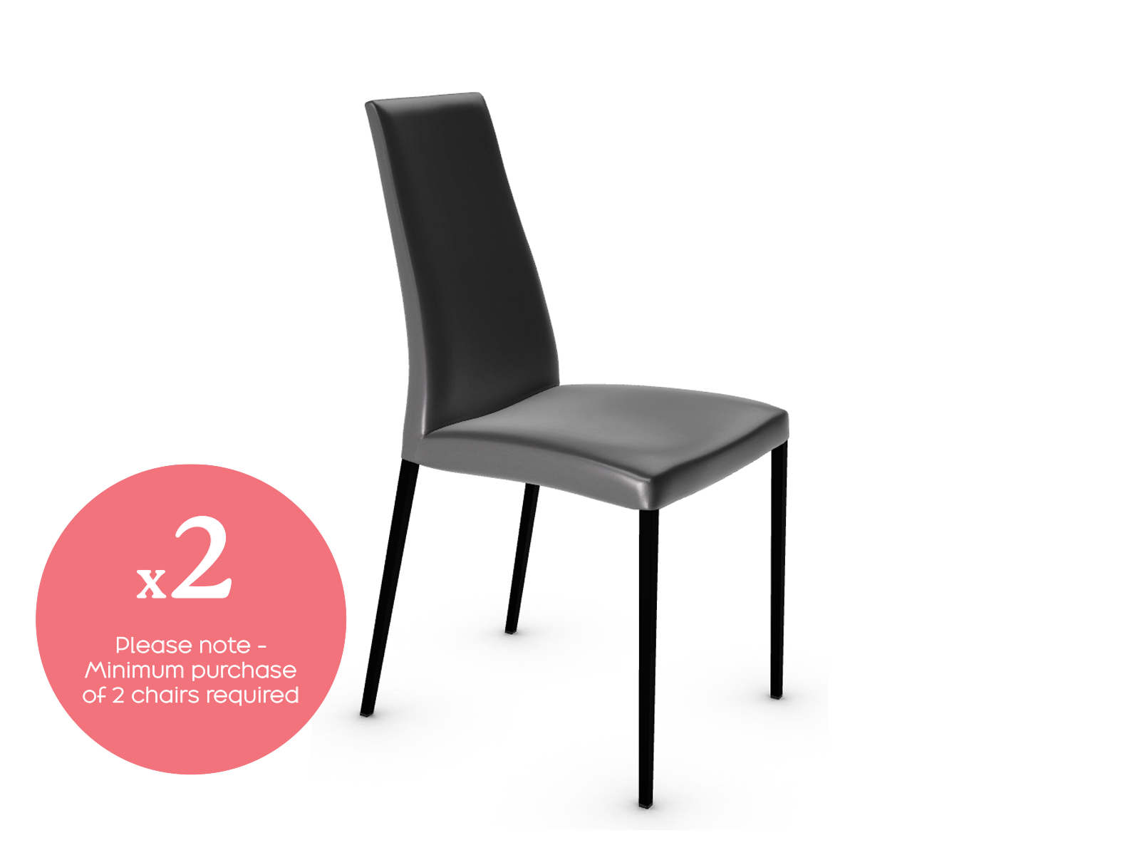 Dining Chair - Matt Black