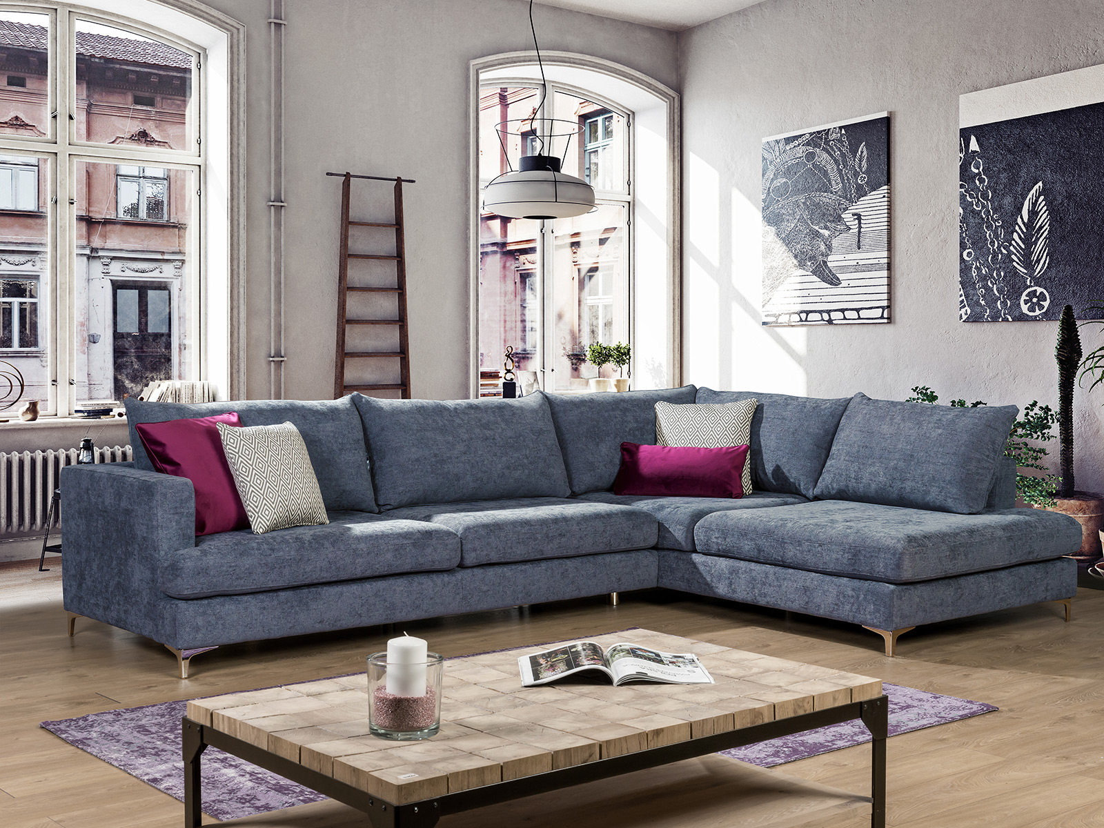 Combi Sofa Chaise Right