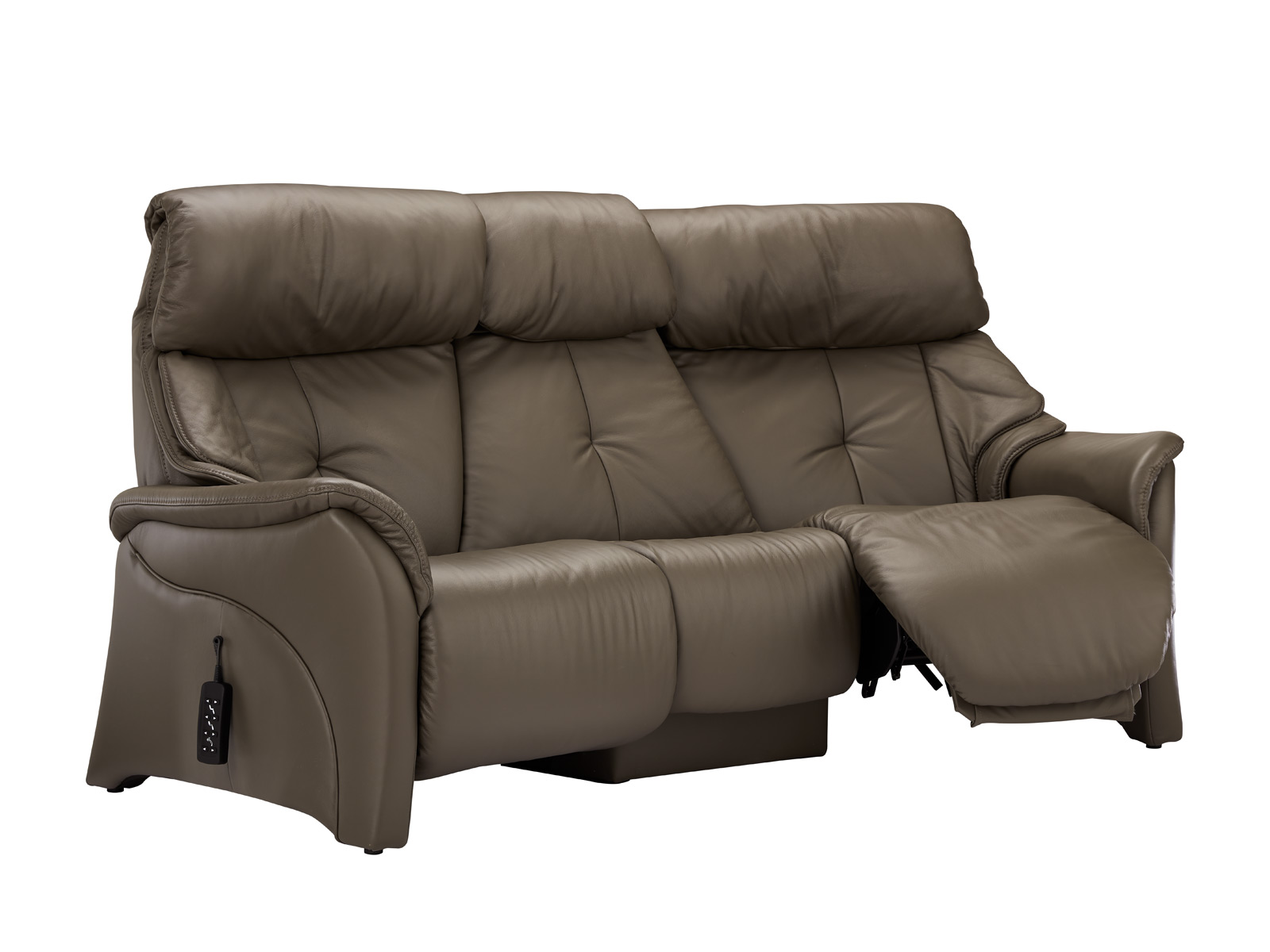 Trapezoidal Double Power Recliner Sofa