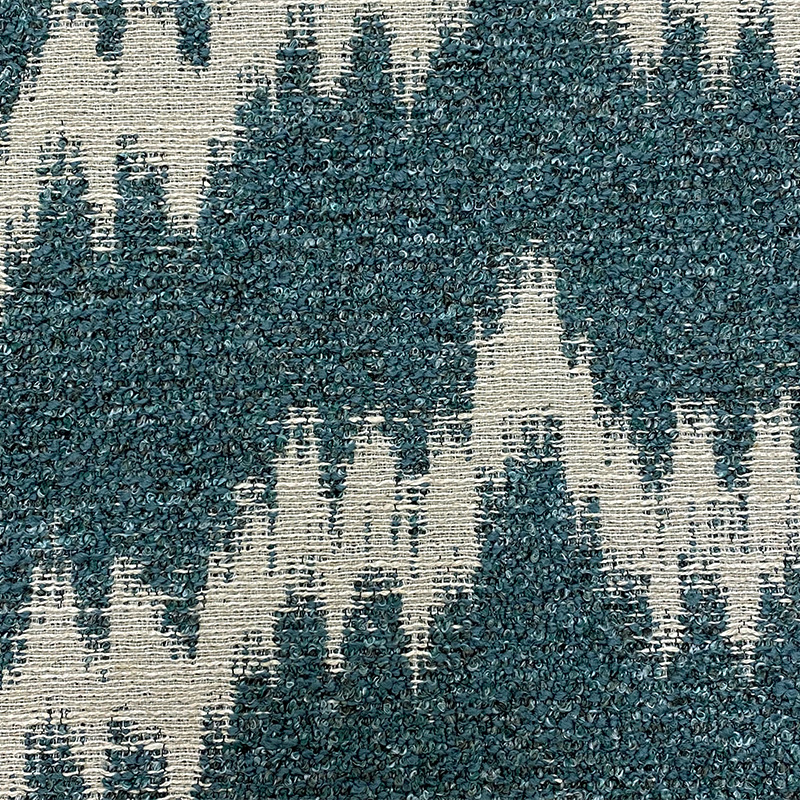 F - Teal Chevron Boucle