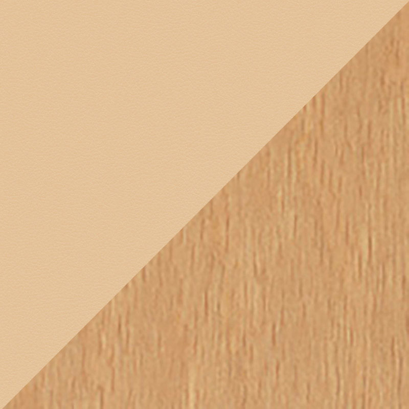 Paloma Beige and Oak Finish