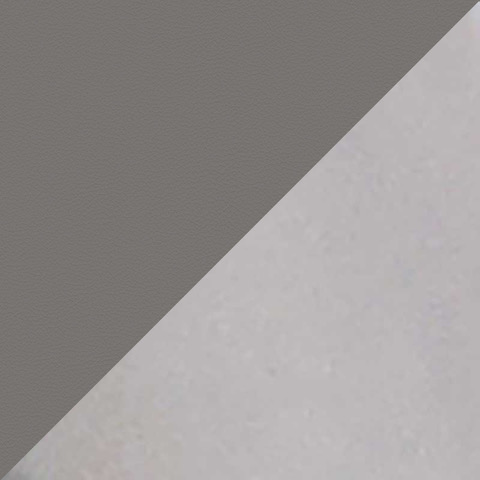 Paloma Grey Metal and Chrome Finish